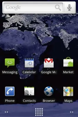 Night Earth Wallpaper android App screenshot 0